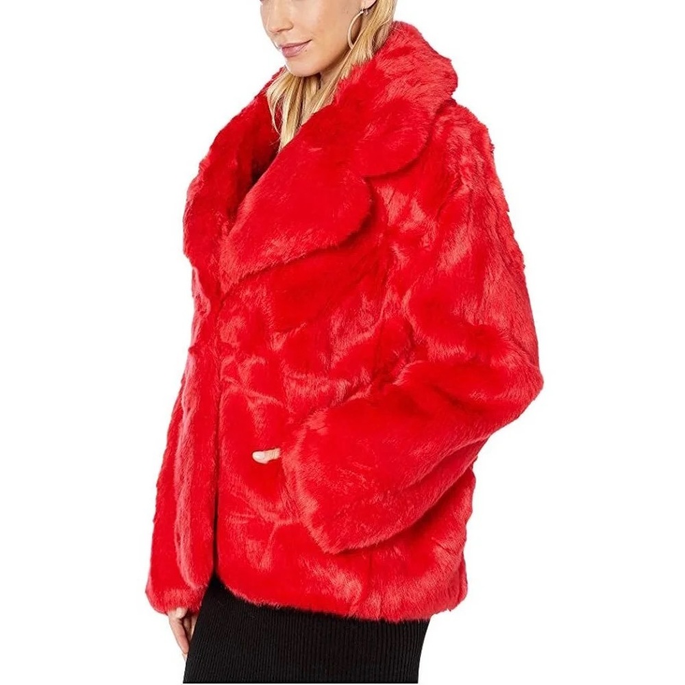 Avec Les Filles Faux Fur Jacket - Picture 5 of 5